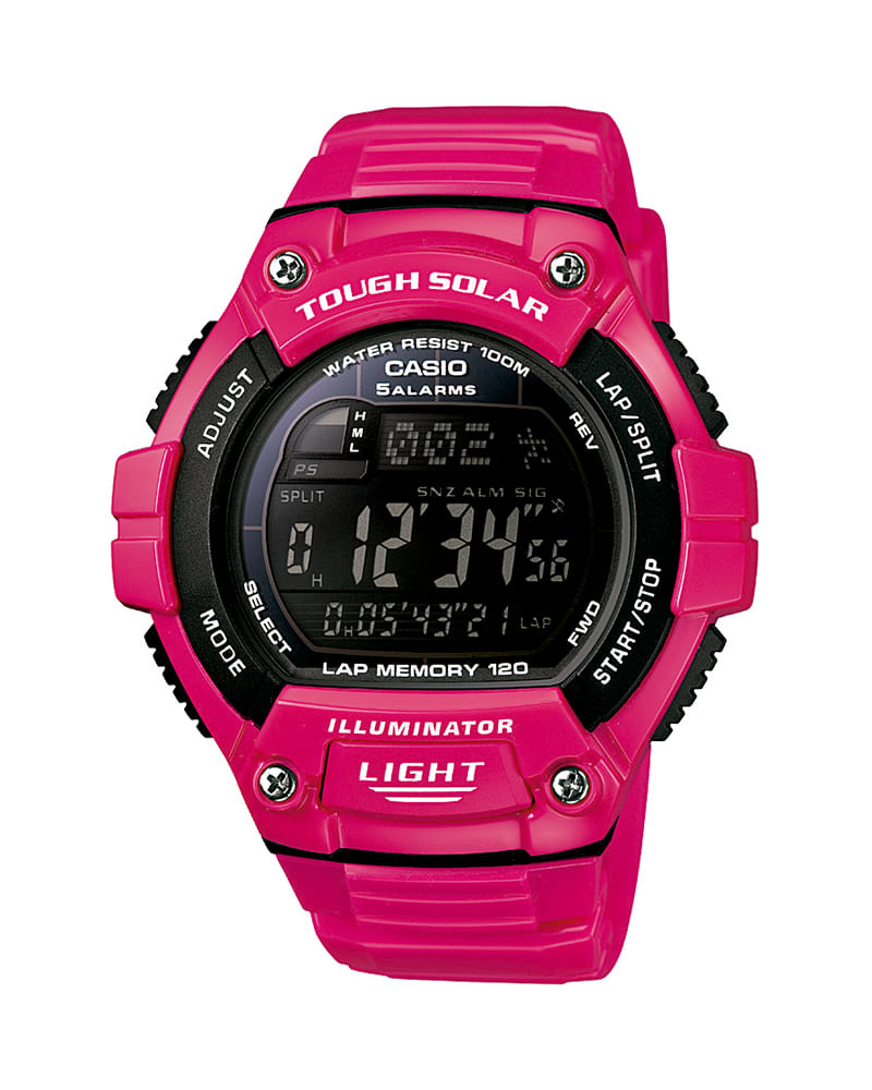 Casio 2025 illuminator pink