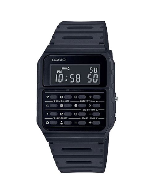 Casio retro hotsell watch black