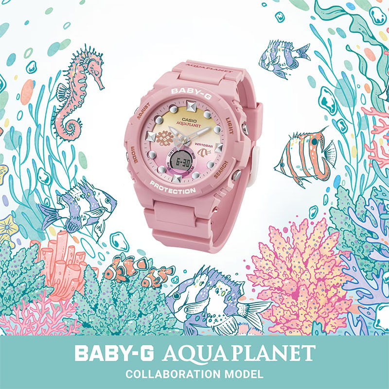 Casio baby 2025 g aqua planet